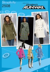 2508 RUNWAY COLLAR COAT, JACKET LENGTHS PATTERN 4-12,14-22